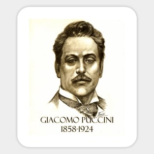 Great Composers: Giacomo Puccini Sticker